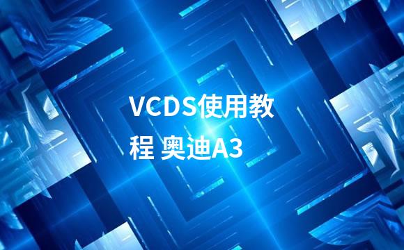 VCDS使用教程 奥迪A3